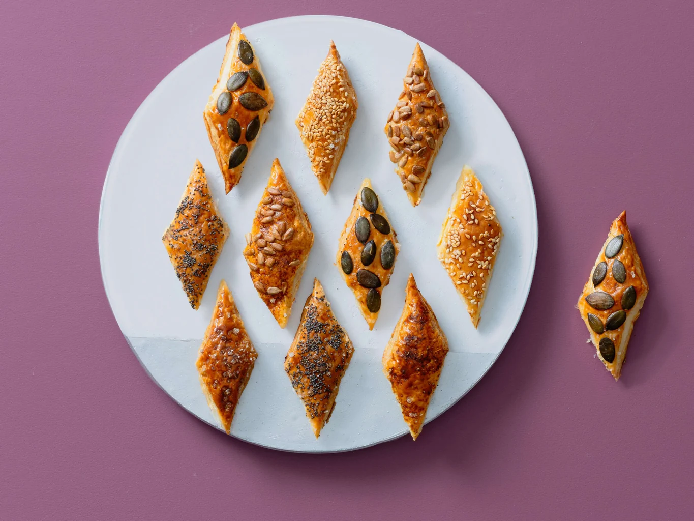 Feuilletés aux graines