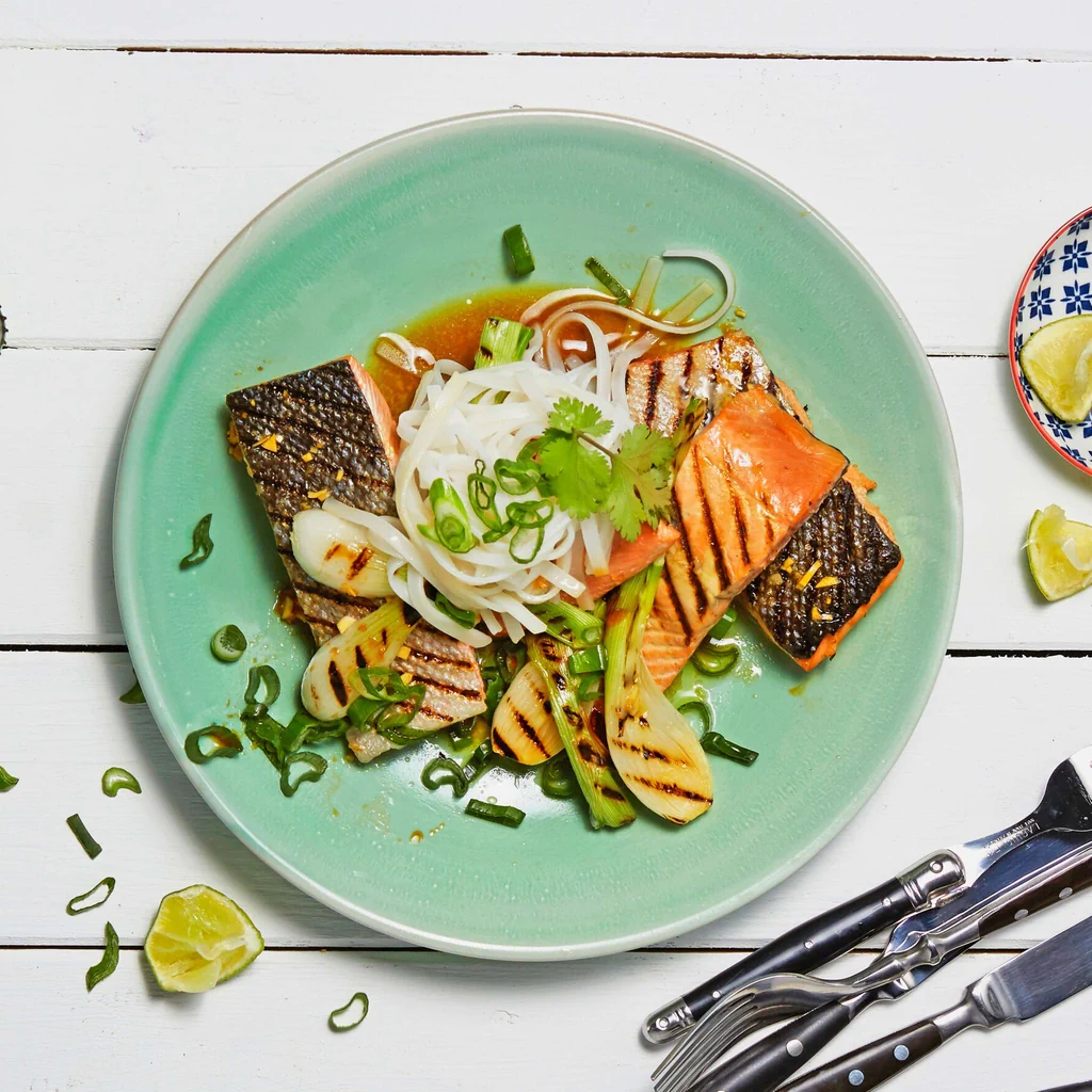Filetto di salmone all’orientale