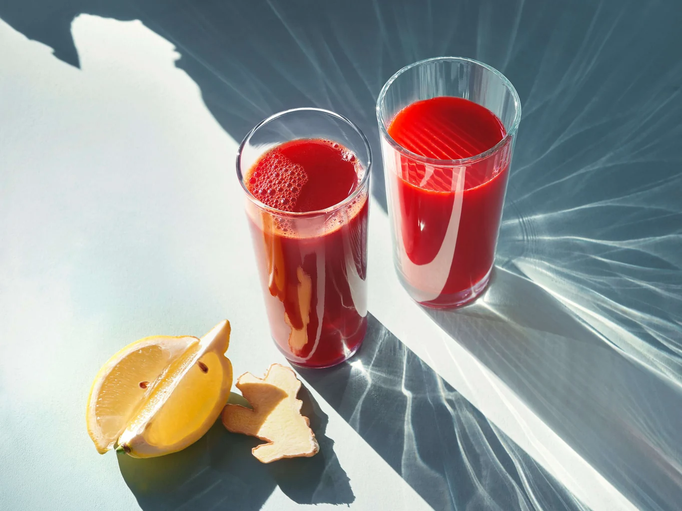 Fruchtiger Gemüsesaft mit Ingwer