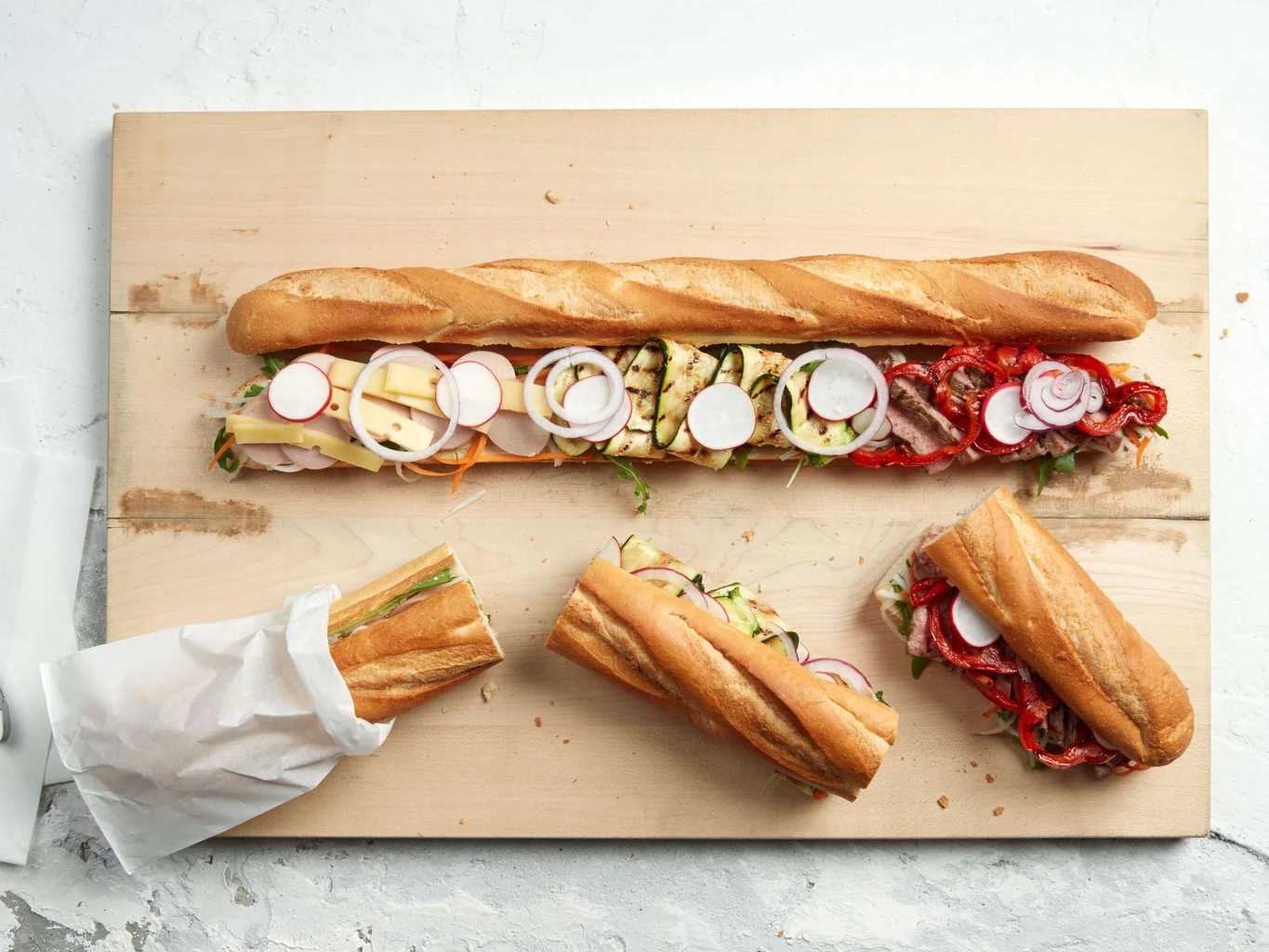 Baguettesandwiches