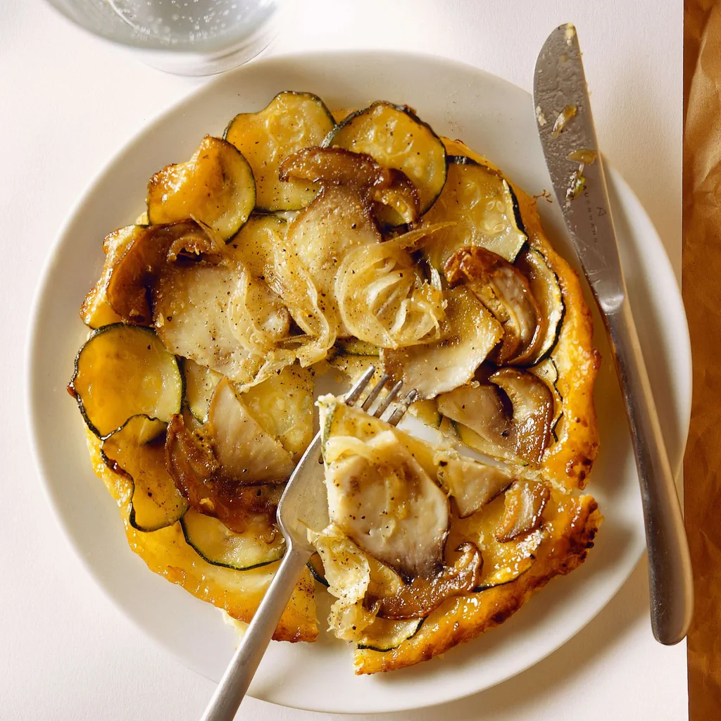 Steinpilz-Zucchetti-Tarte-Tatin