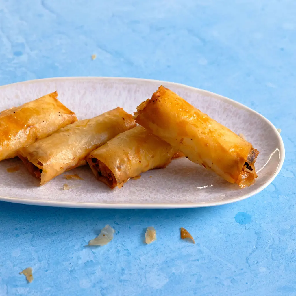Honig-Halloumi-Rollen