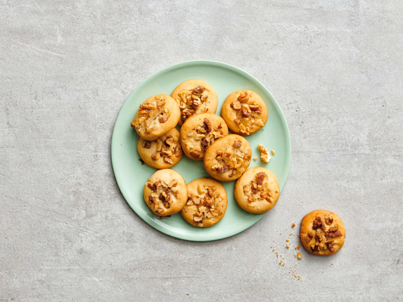 Cookies au miel et aux noix 