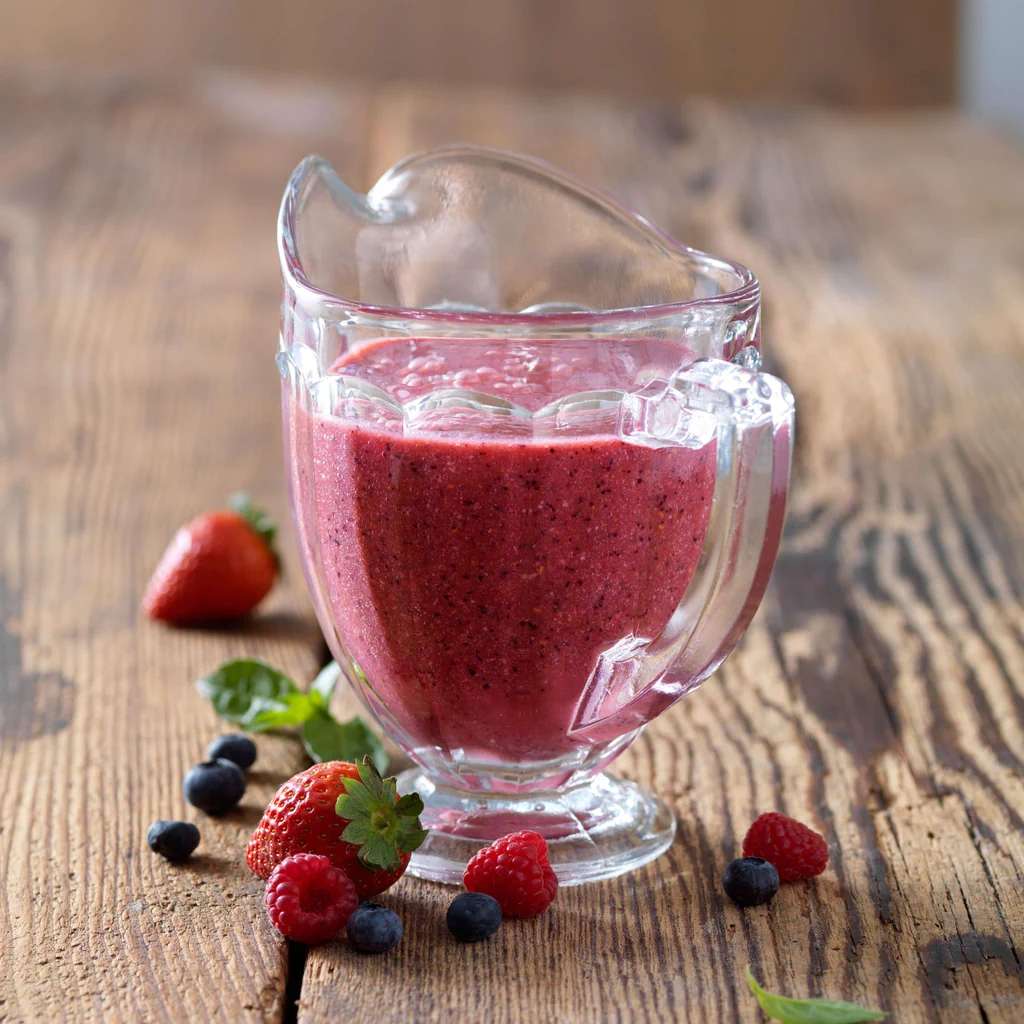 Smoothie aux trois baies