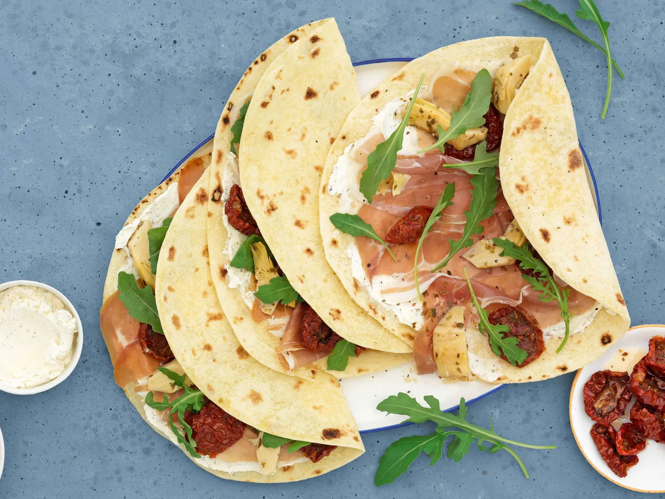 Piadina con prosciutto crudo