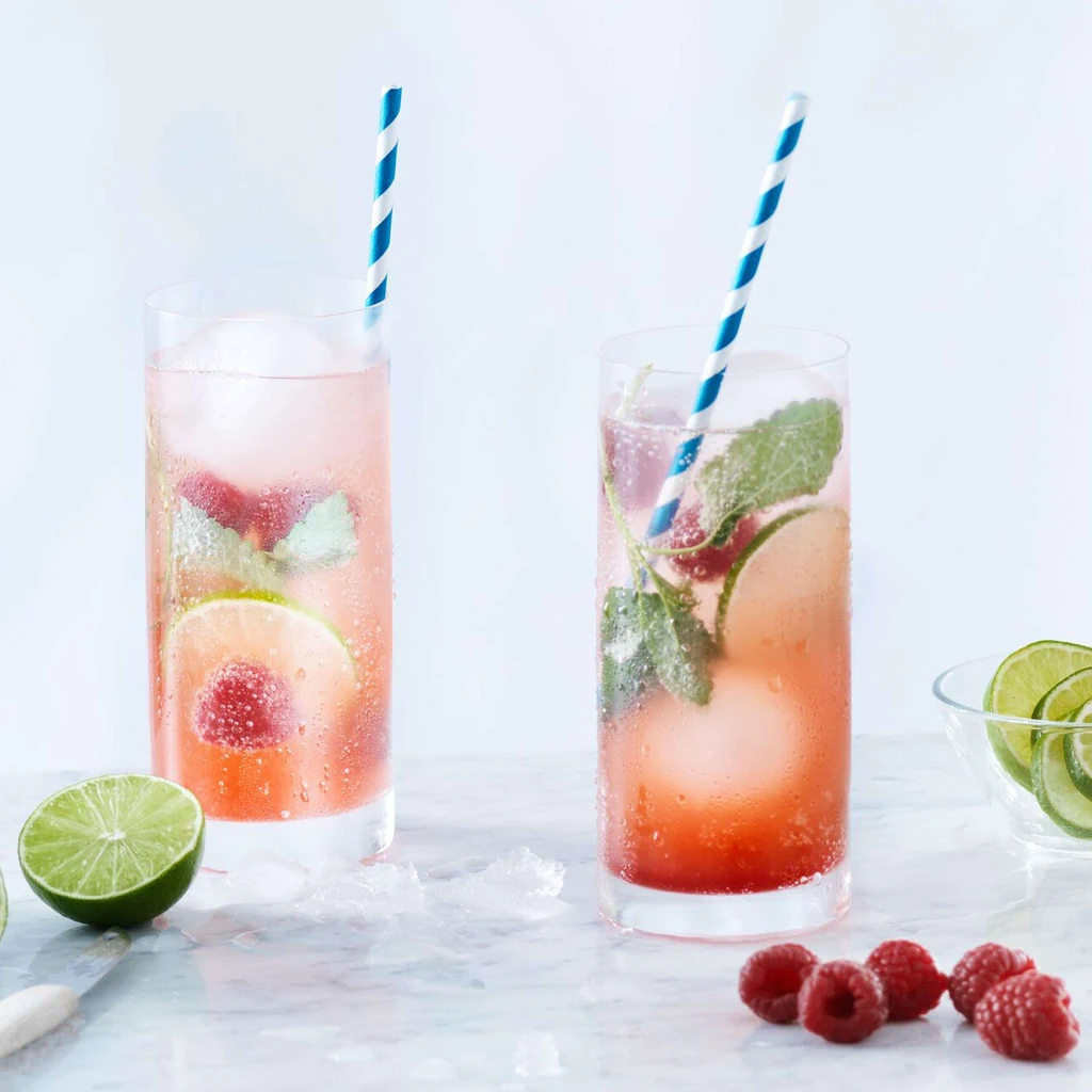 Himbeer-Vanille-Limeade
