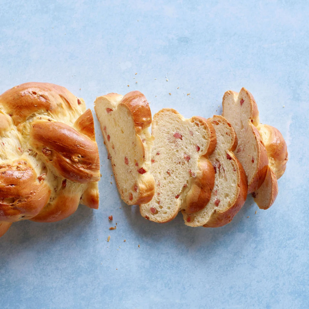 Treccia con pancetta