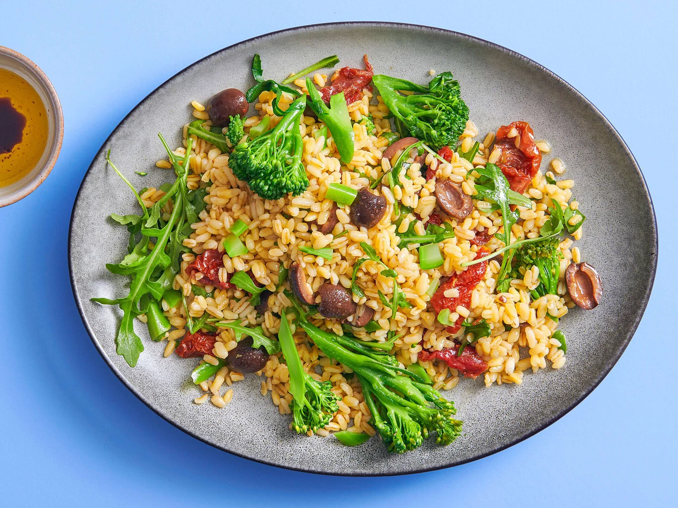 Insalata di Ebly con pomodori secchi