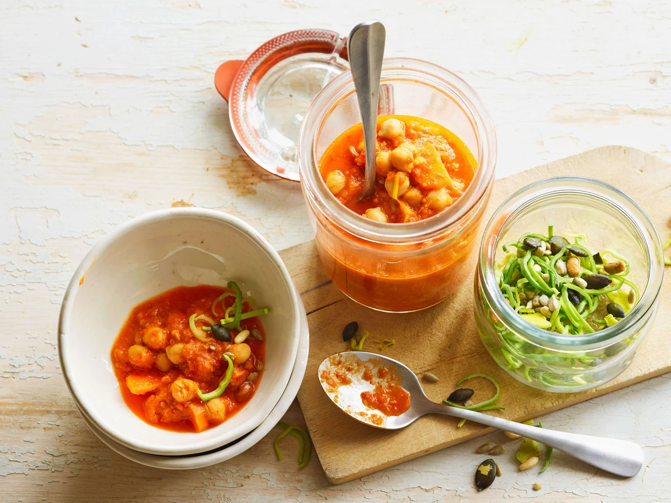 Soupe orientale de pois chiches