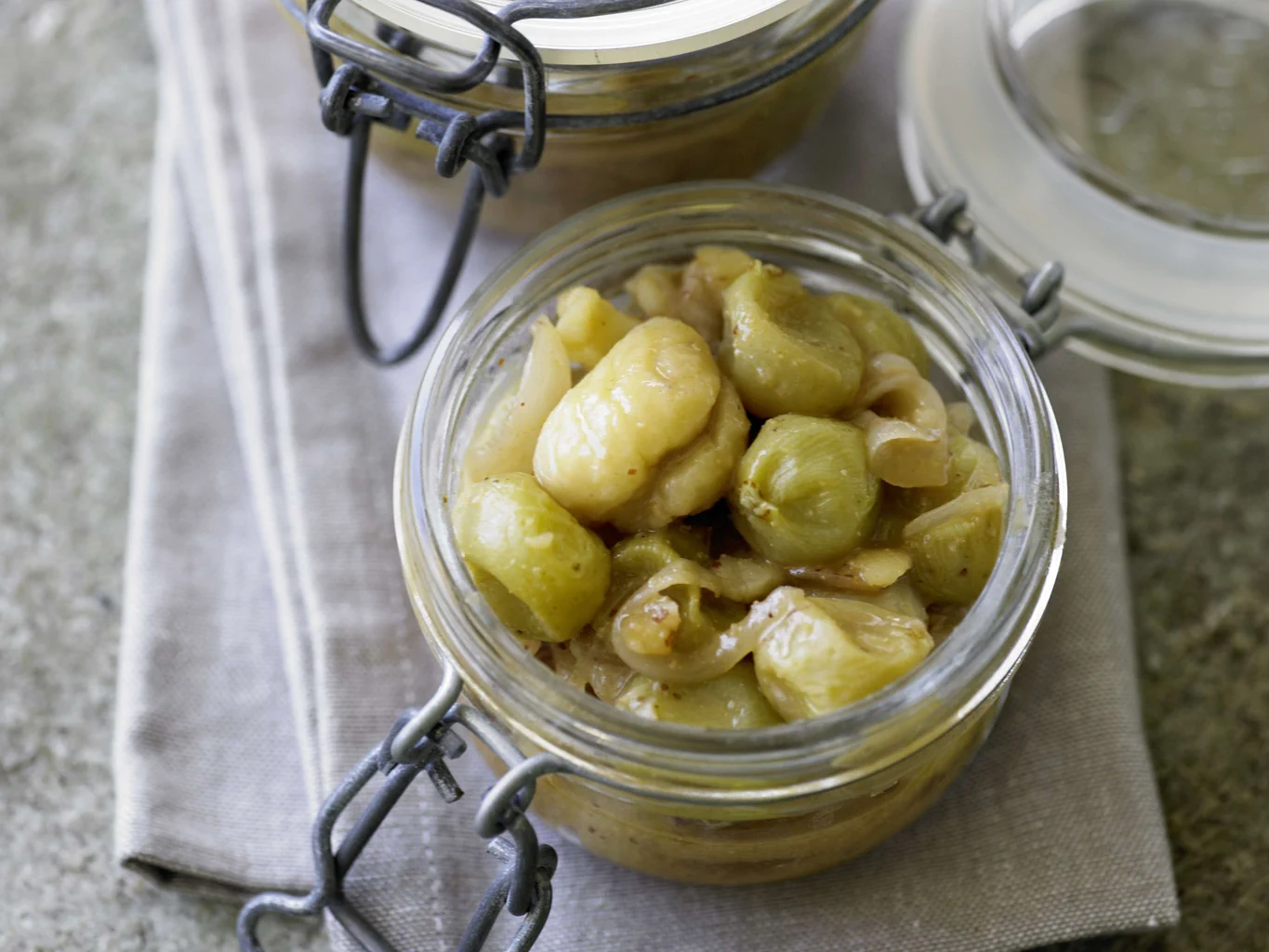 Chutney de raisin aux marrons