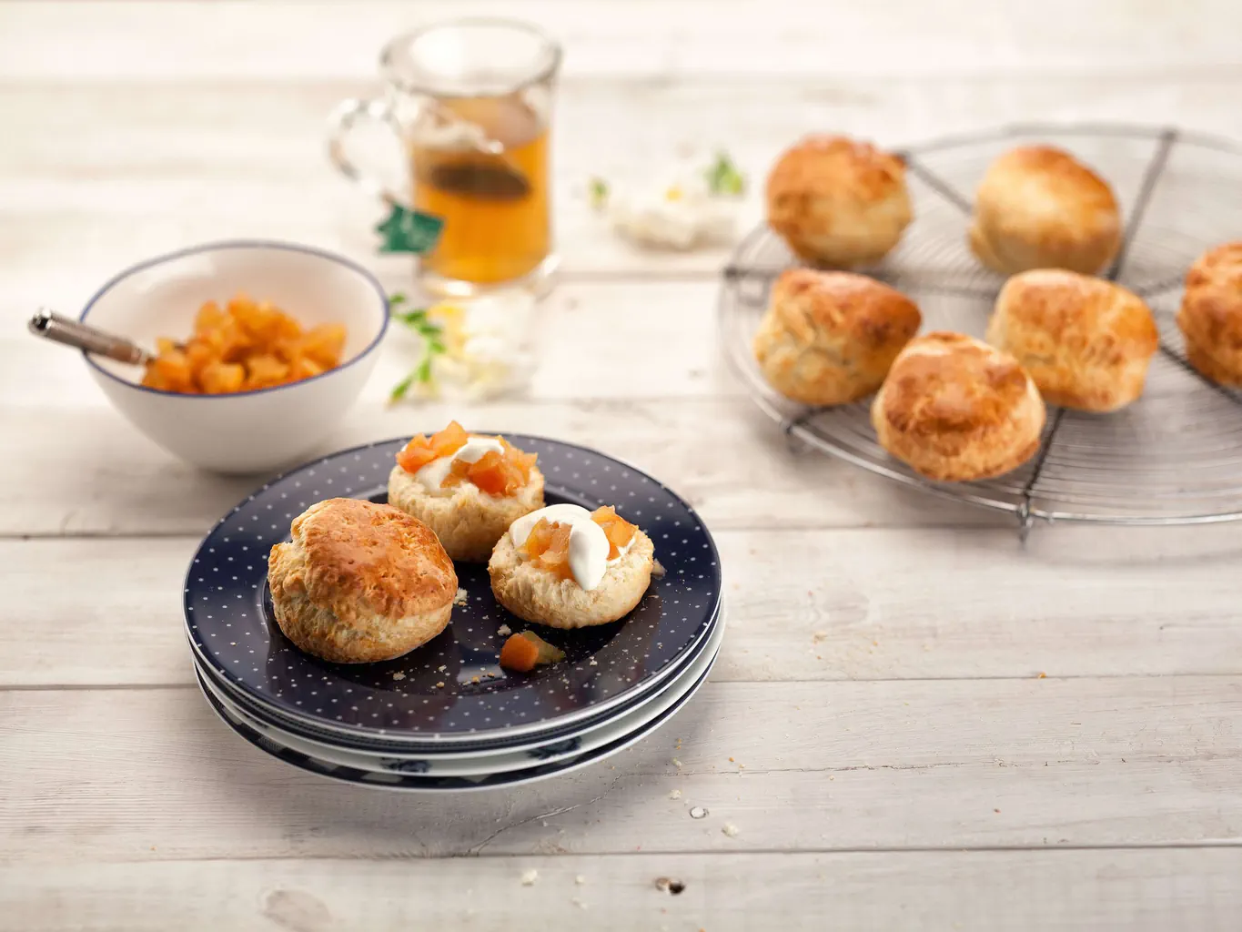 Scones avec pommes