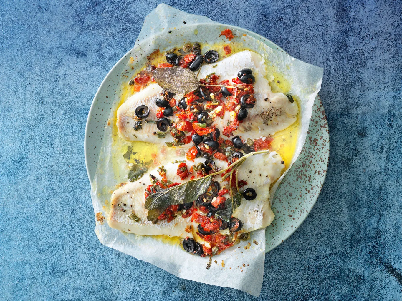 Filetto di lucioperca alla mediterranea
