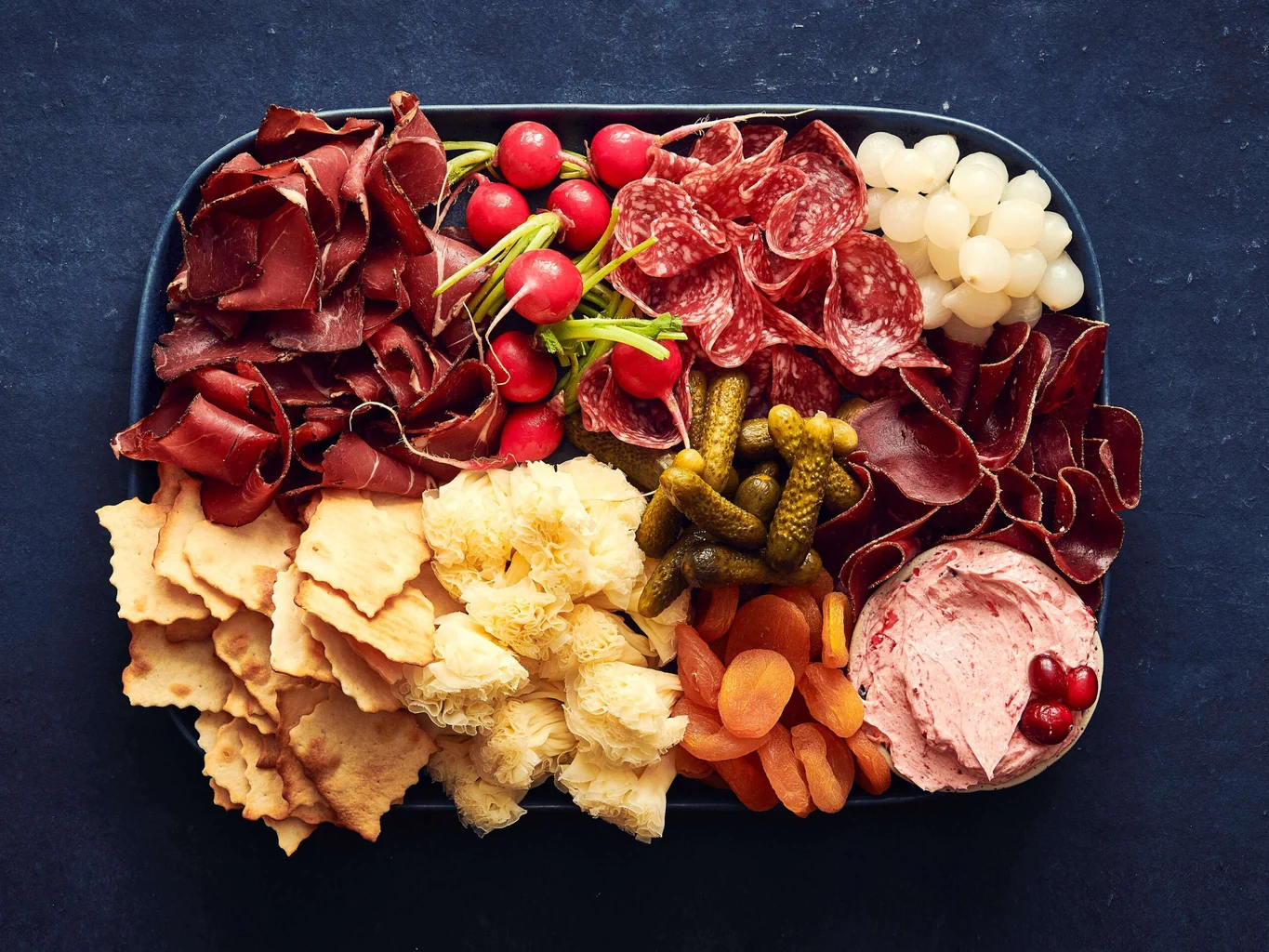 Plateau apéritif avec gibier
