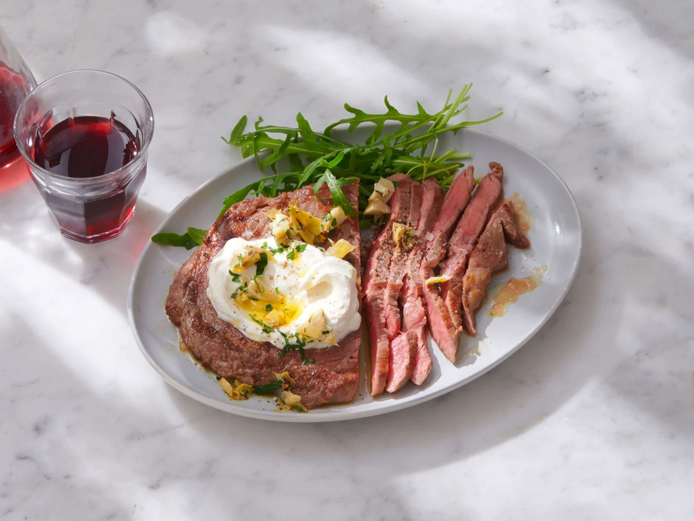 Tagliata con ricotta