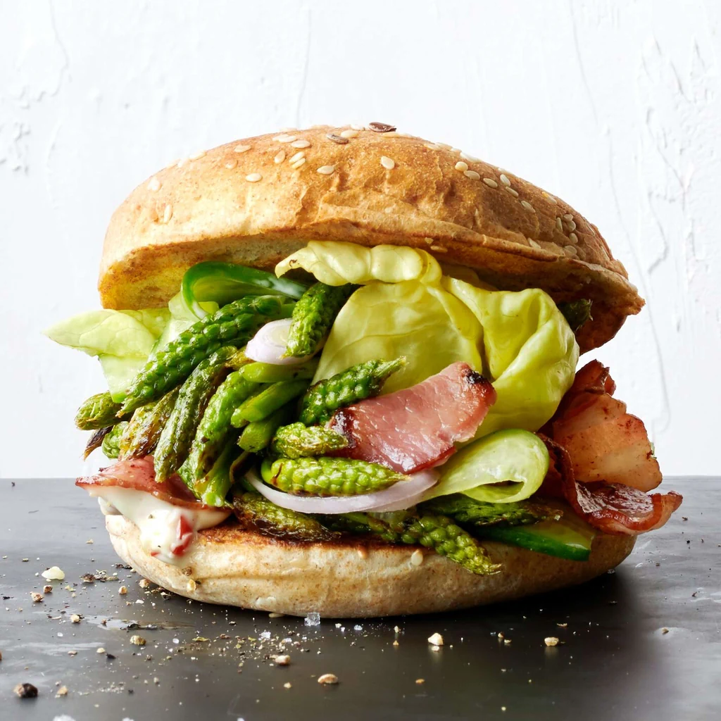 Wildspargel-Burger