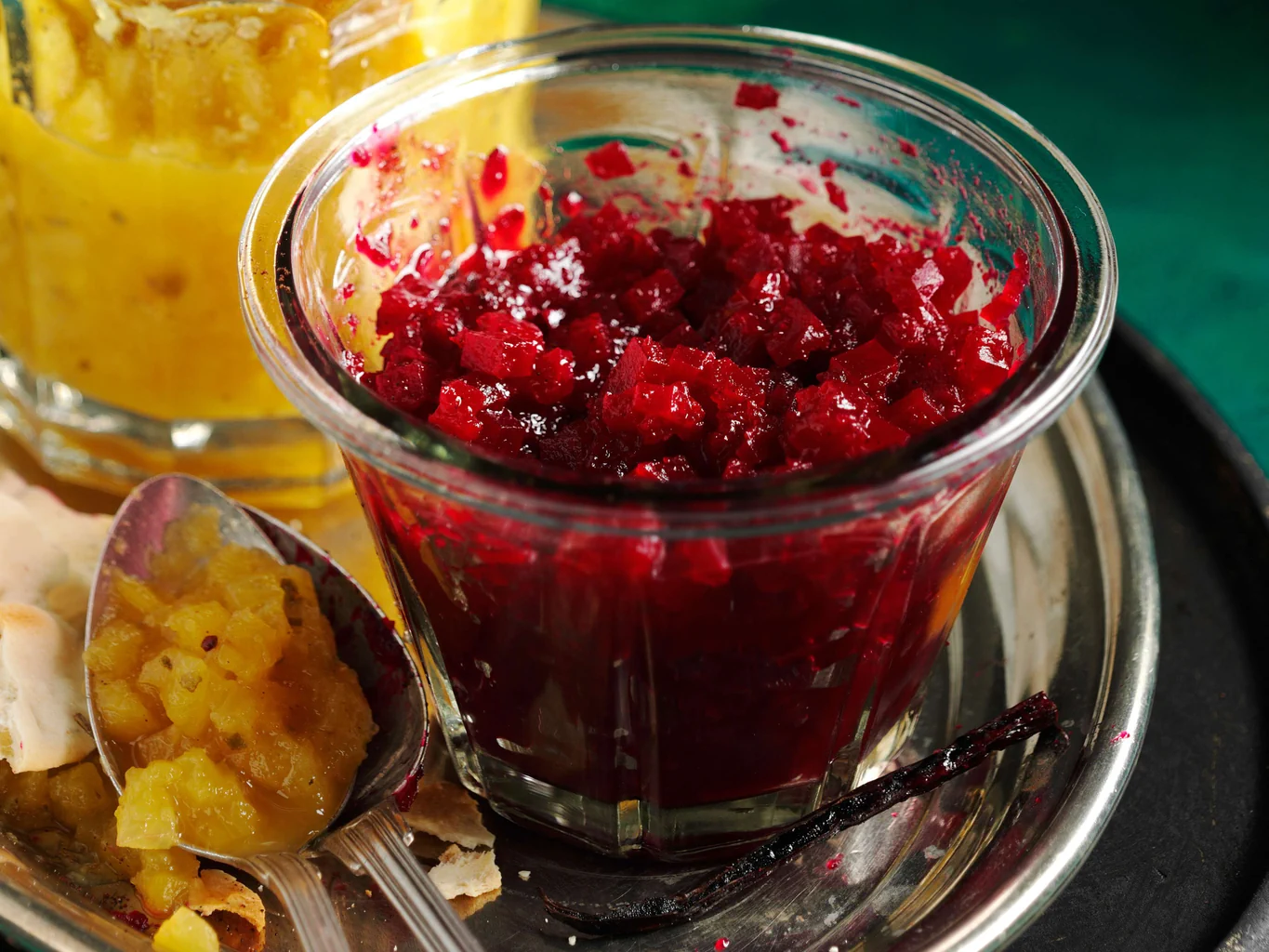 Chutney de betterave rouge à la vanille