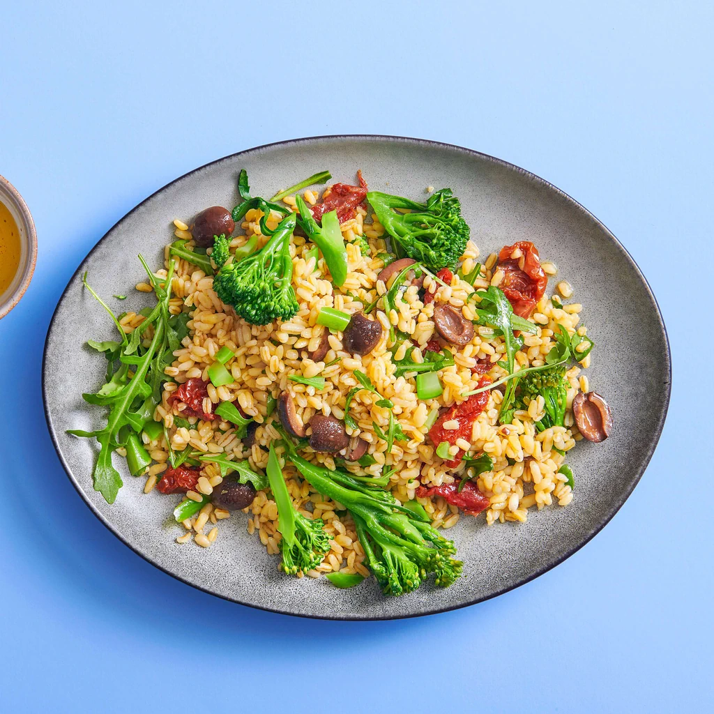 Insalata di Ebly con pomodori secchi