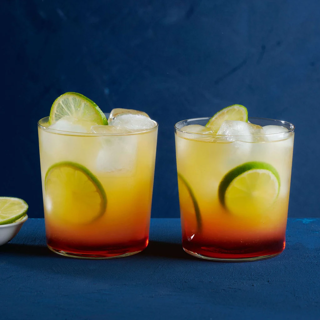 Sunset Ginger Pineapple Mocktail 
