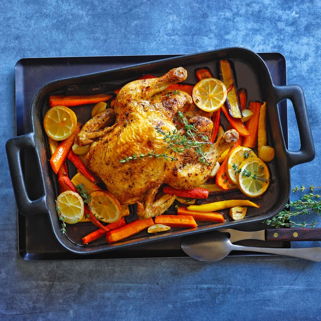 Poulet im Ofen