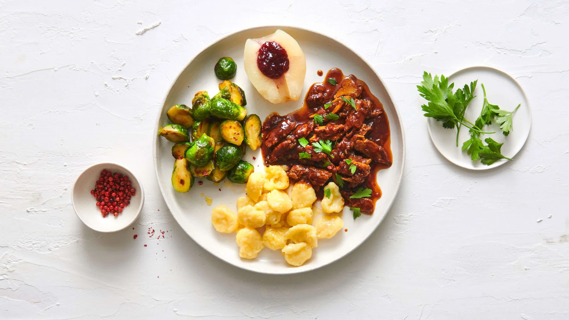 Piatto vegano d'autunno