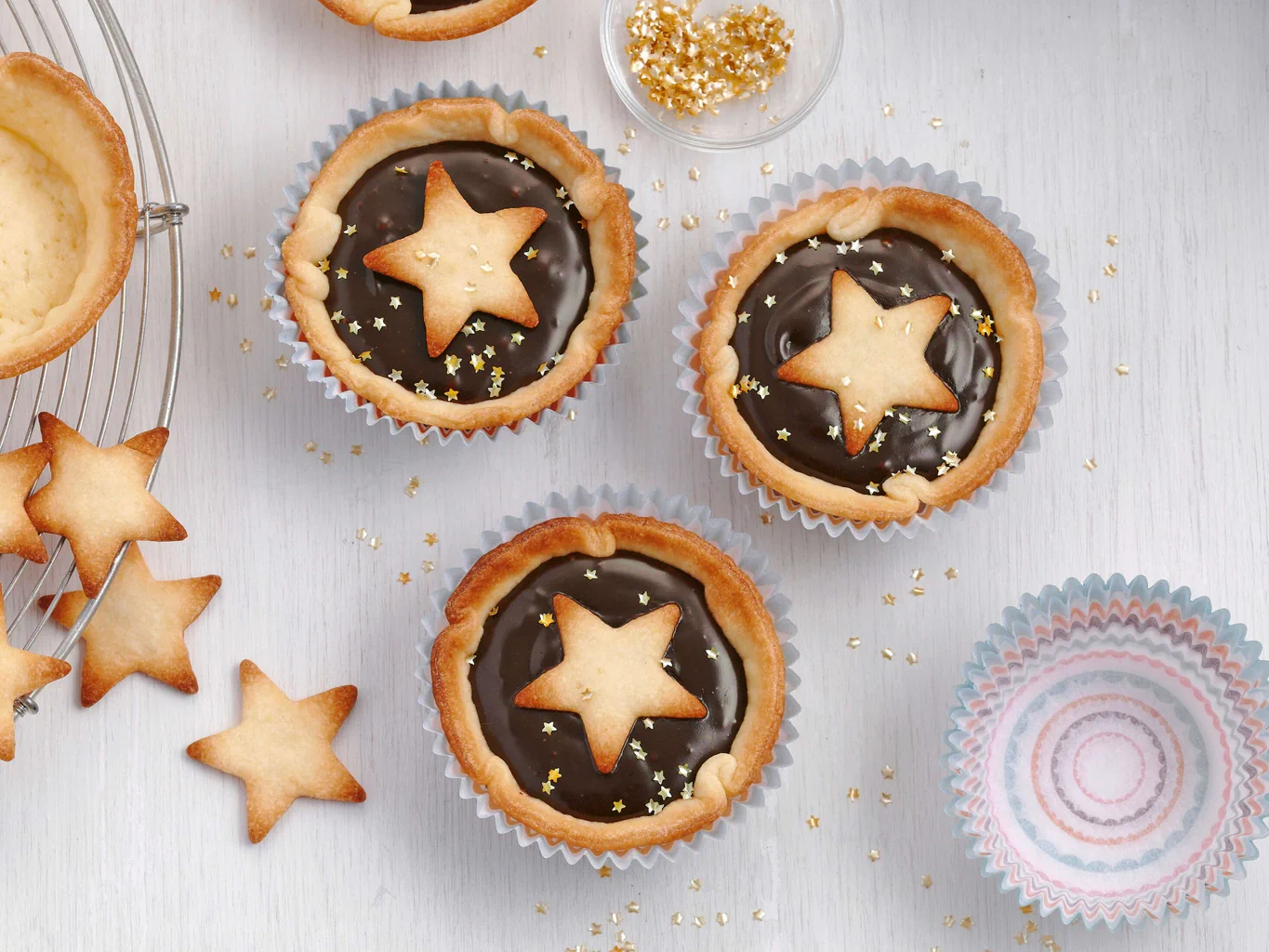 Tartellette di cioccolato e cannella