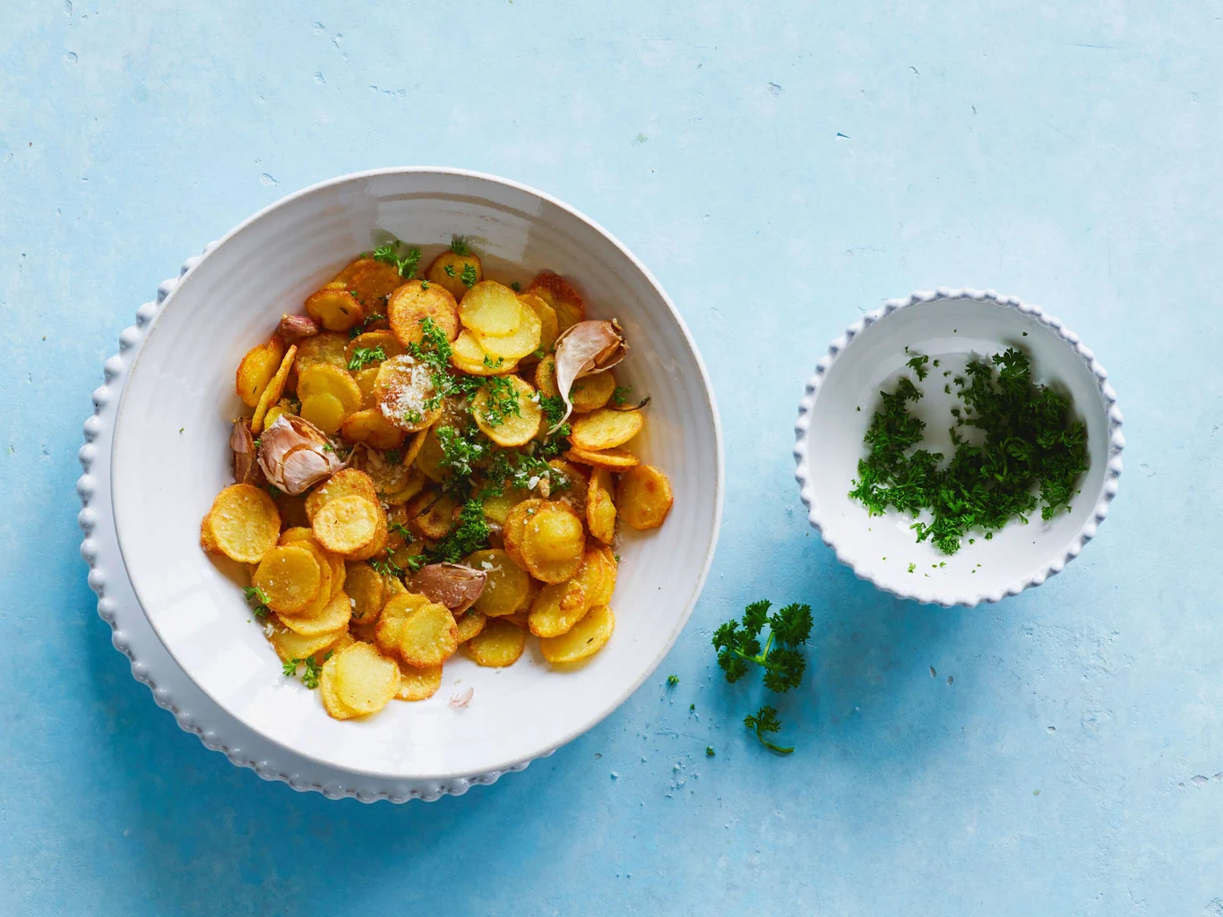 Bratkartoffeln mit Knoblauch