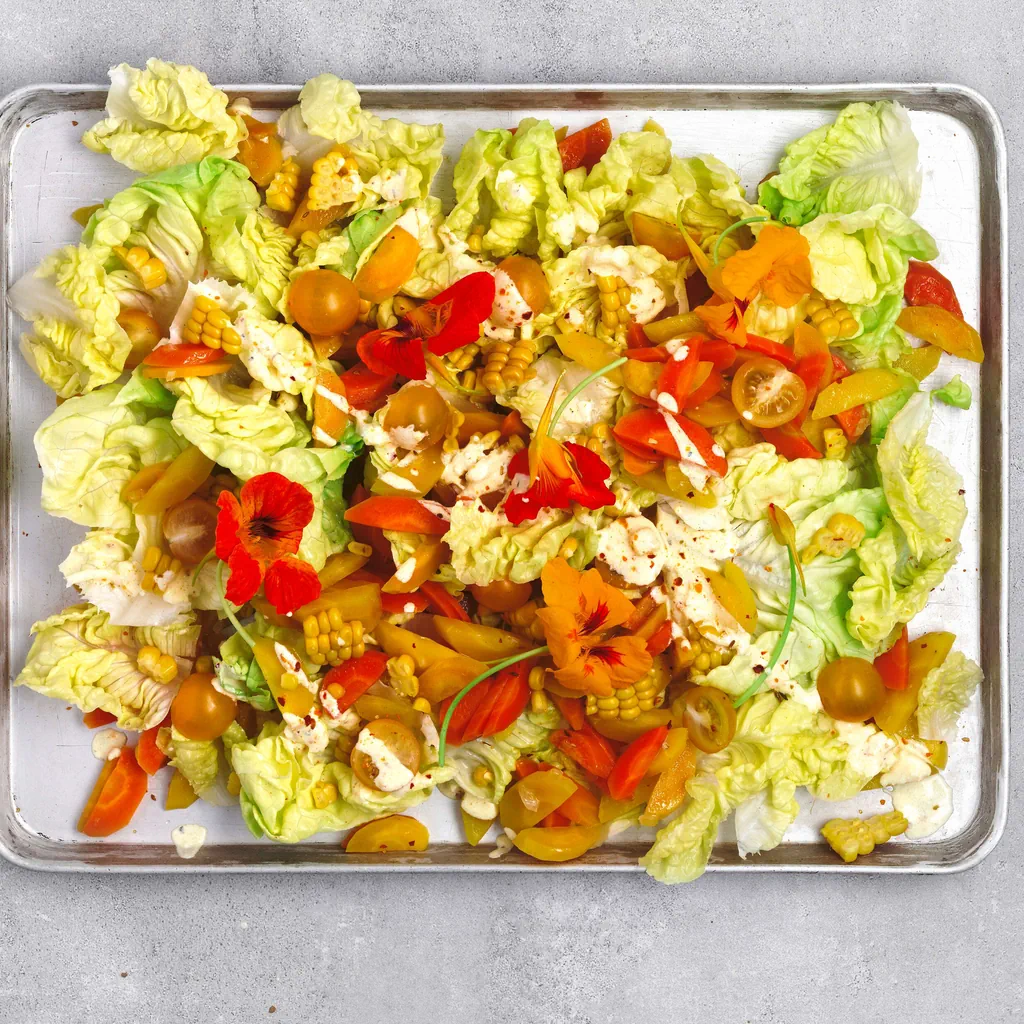 Insalata di carote lesse con mais