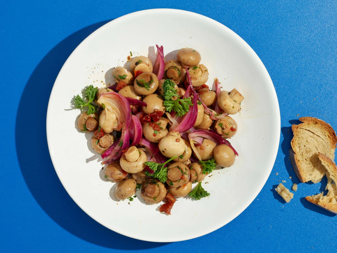 Insalata di champignon veloce