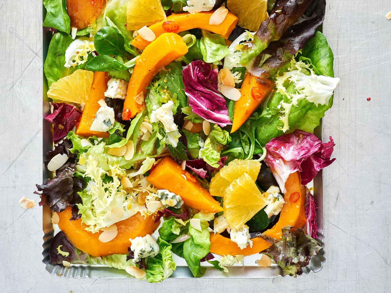 Salade de courge relevée