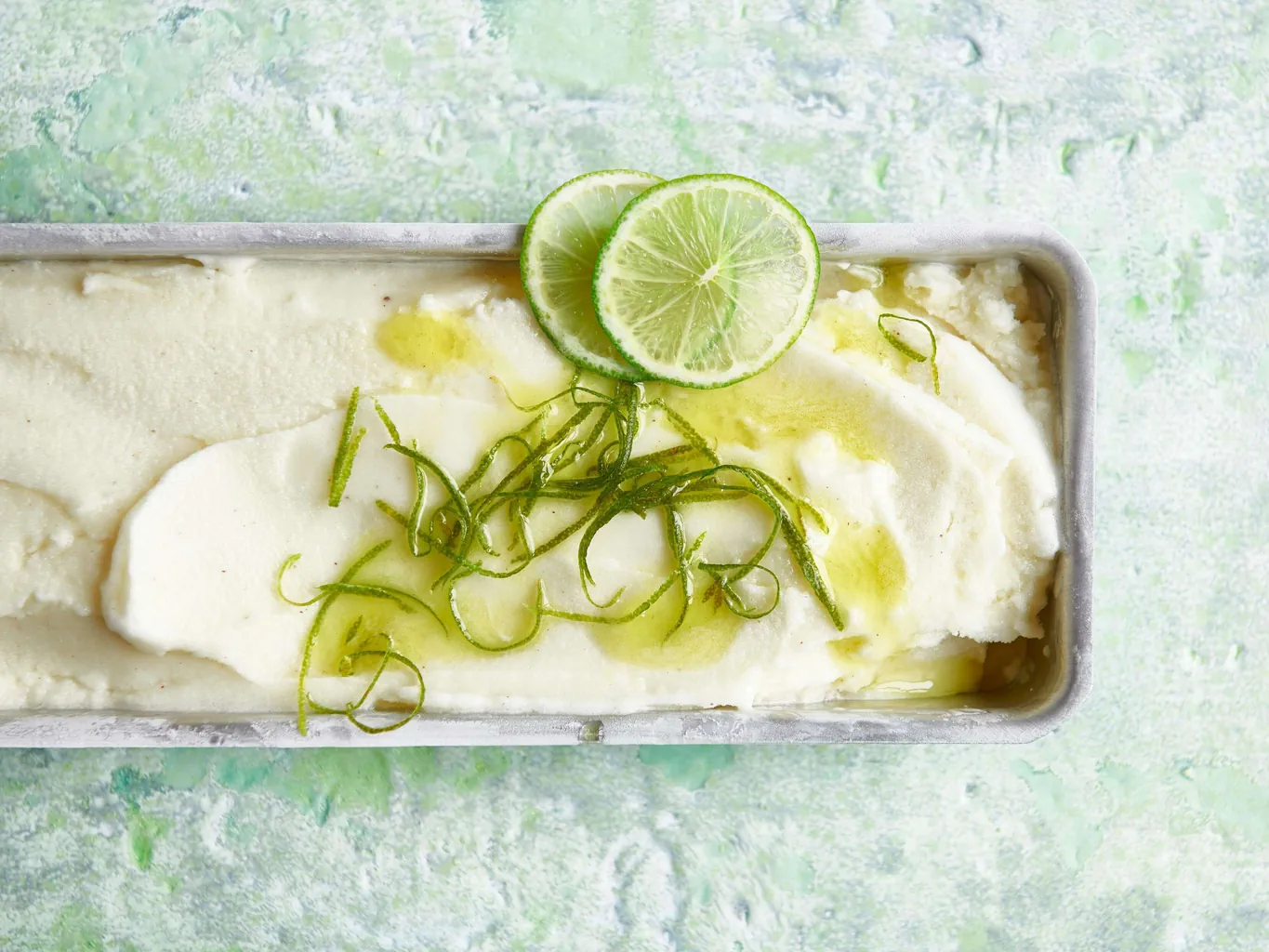 Limettensorbet 