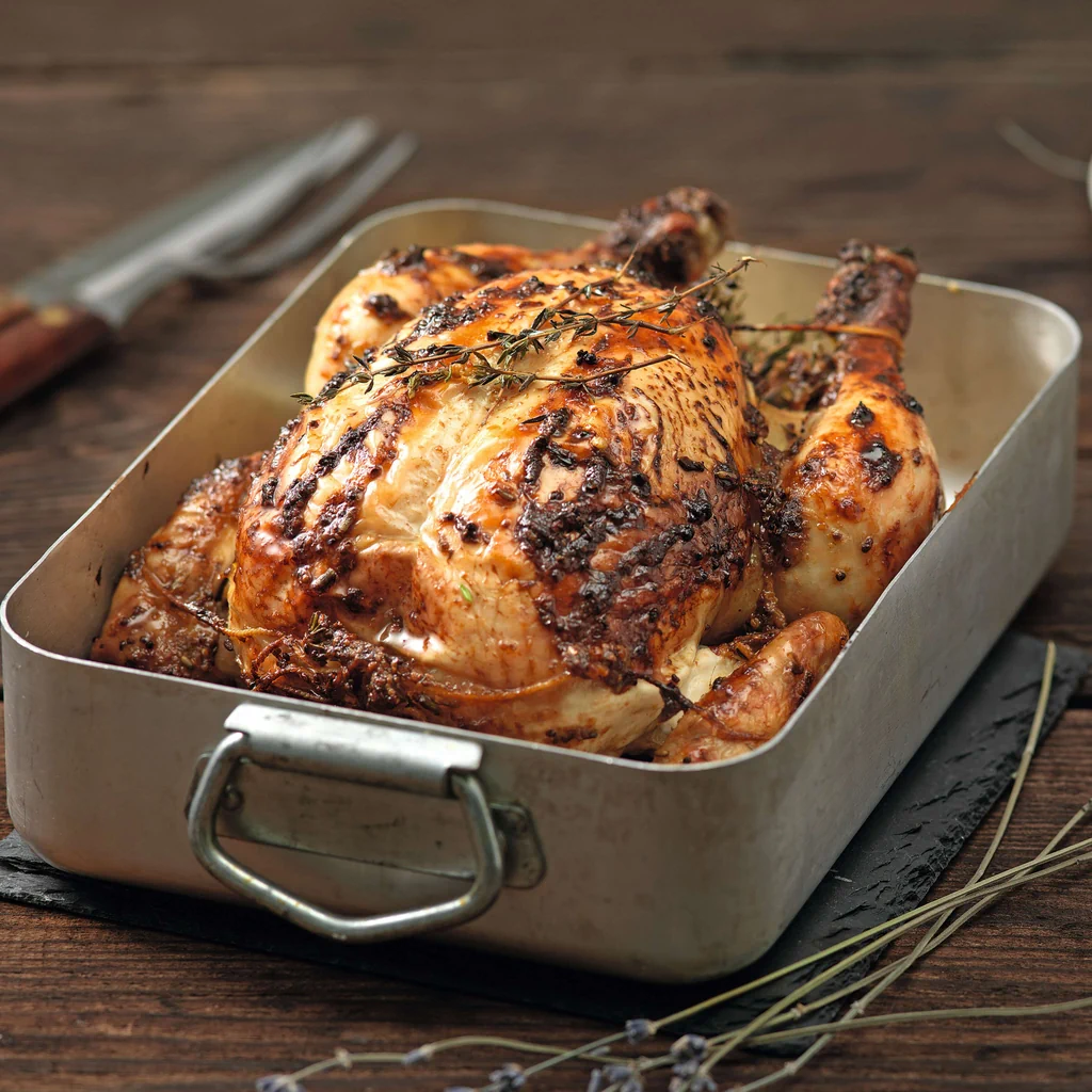Poulet mit Lavendel