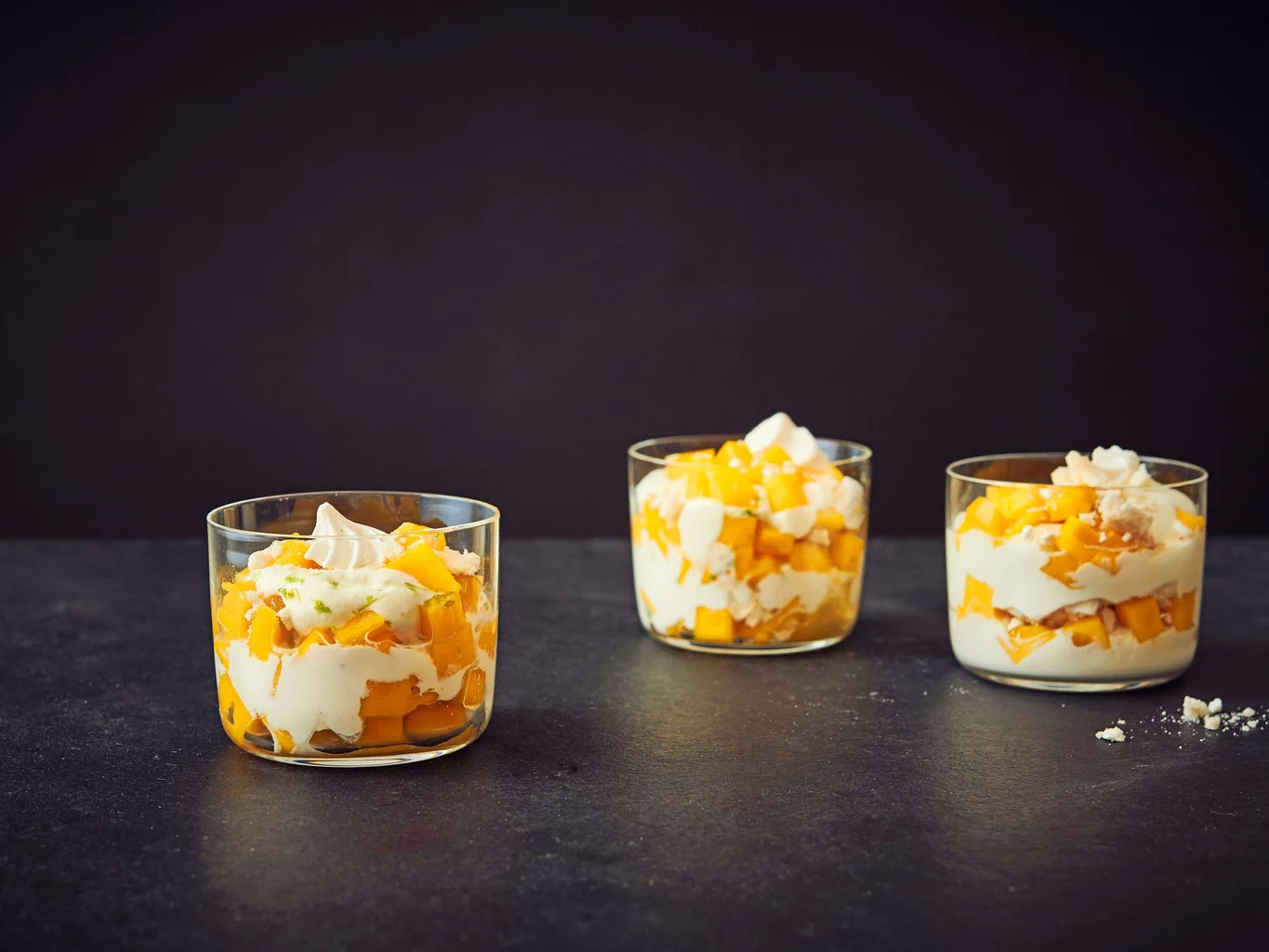 Eton mess à la mangue