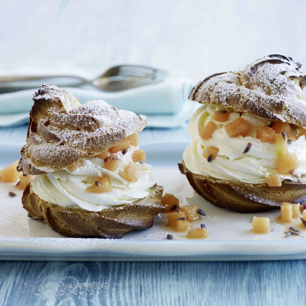Laktosefreies Ofenküchlein mit Melonensauce