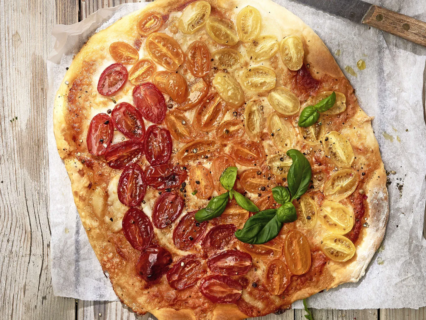 Pizza tricolore