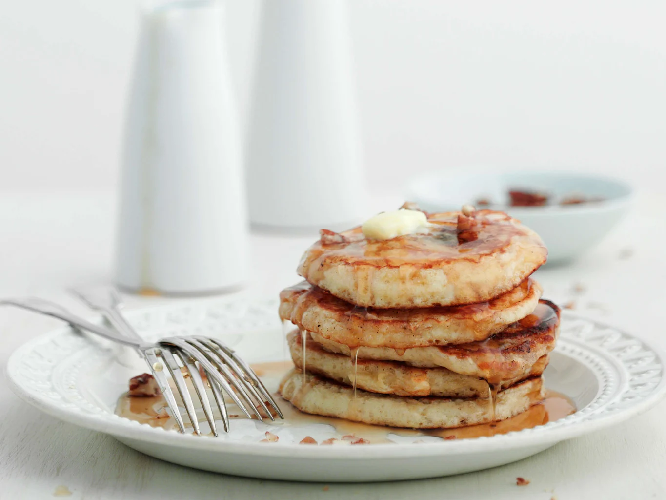 Pancakes à la banane et au petit-lait