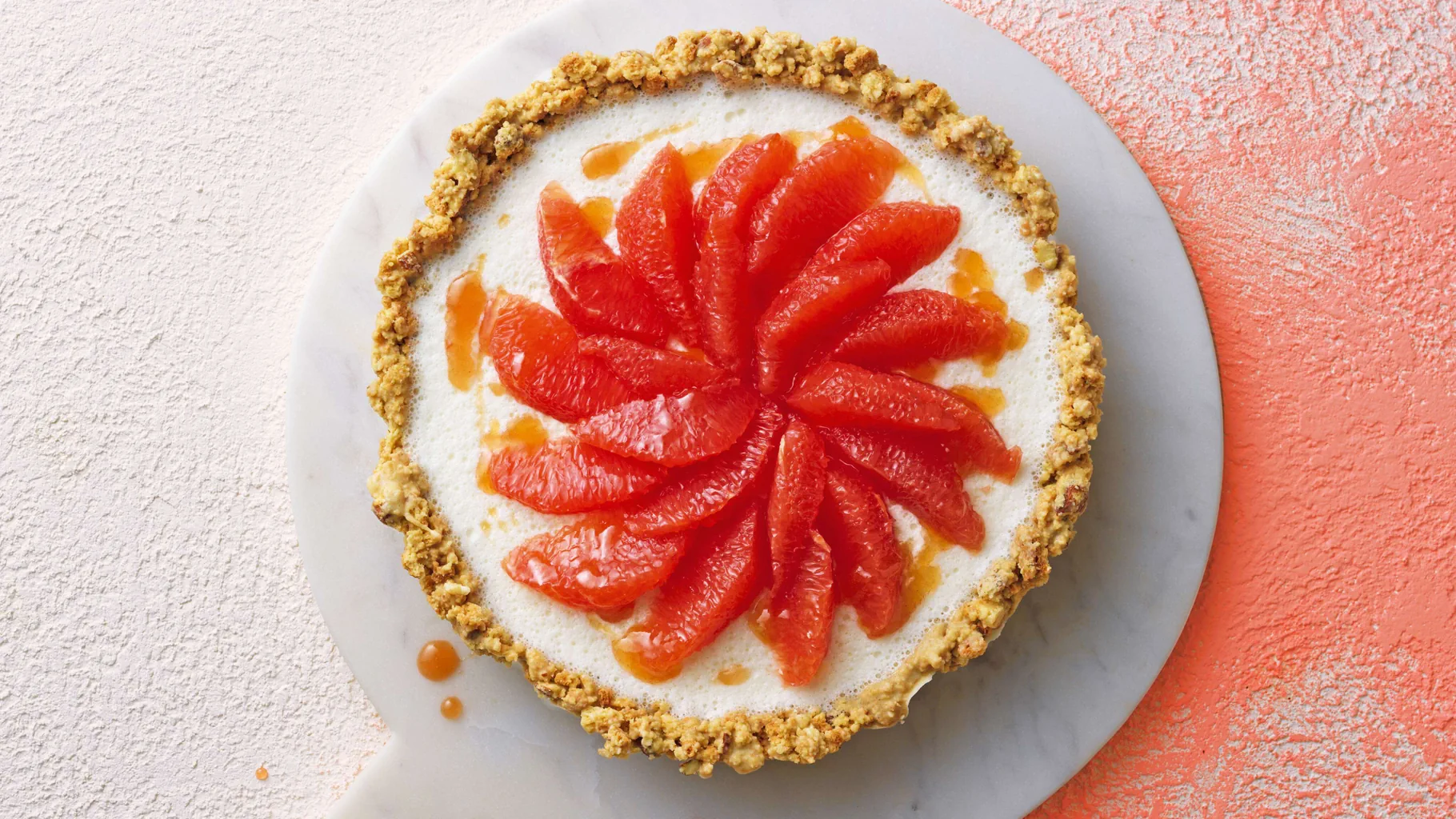 Torta al cocco e pompelmo