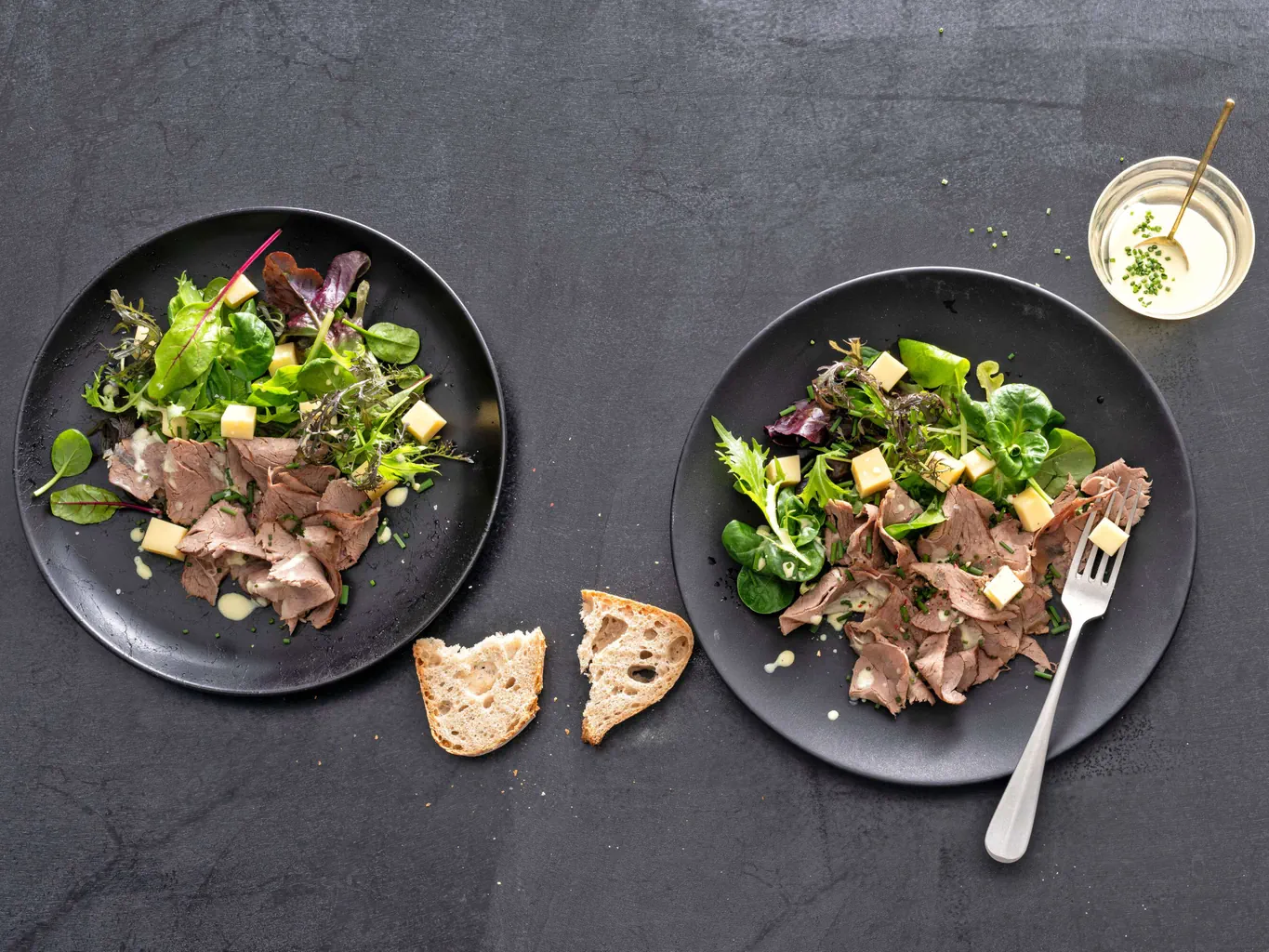 Salade de bouilli de bœuf
