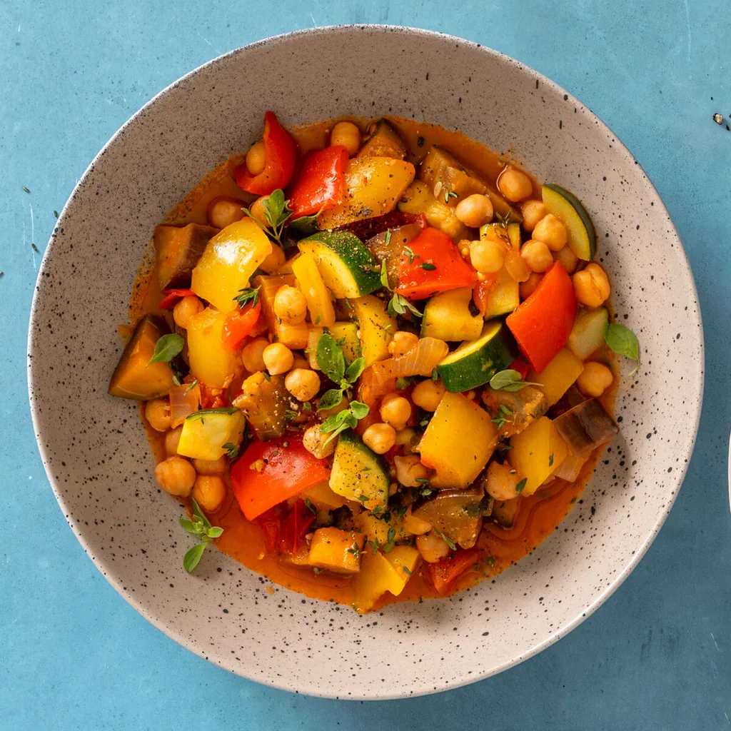 Ratatouille con ceci