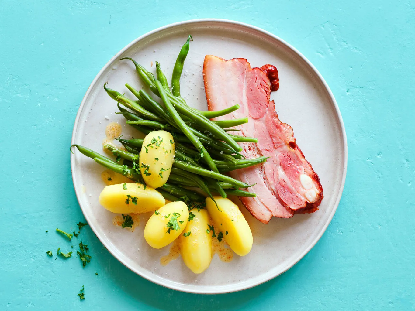 Bohnen mit Speck
