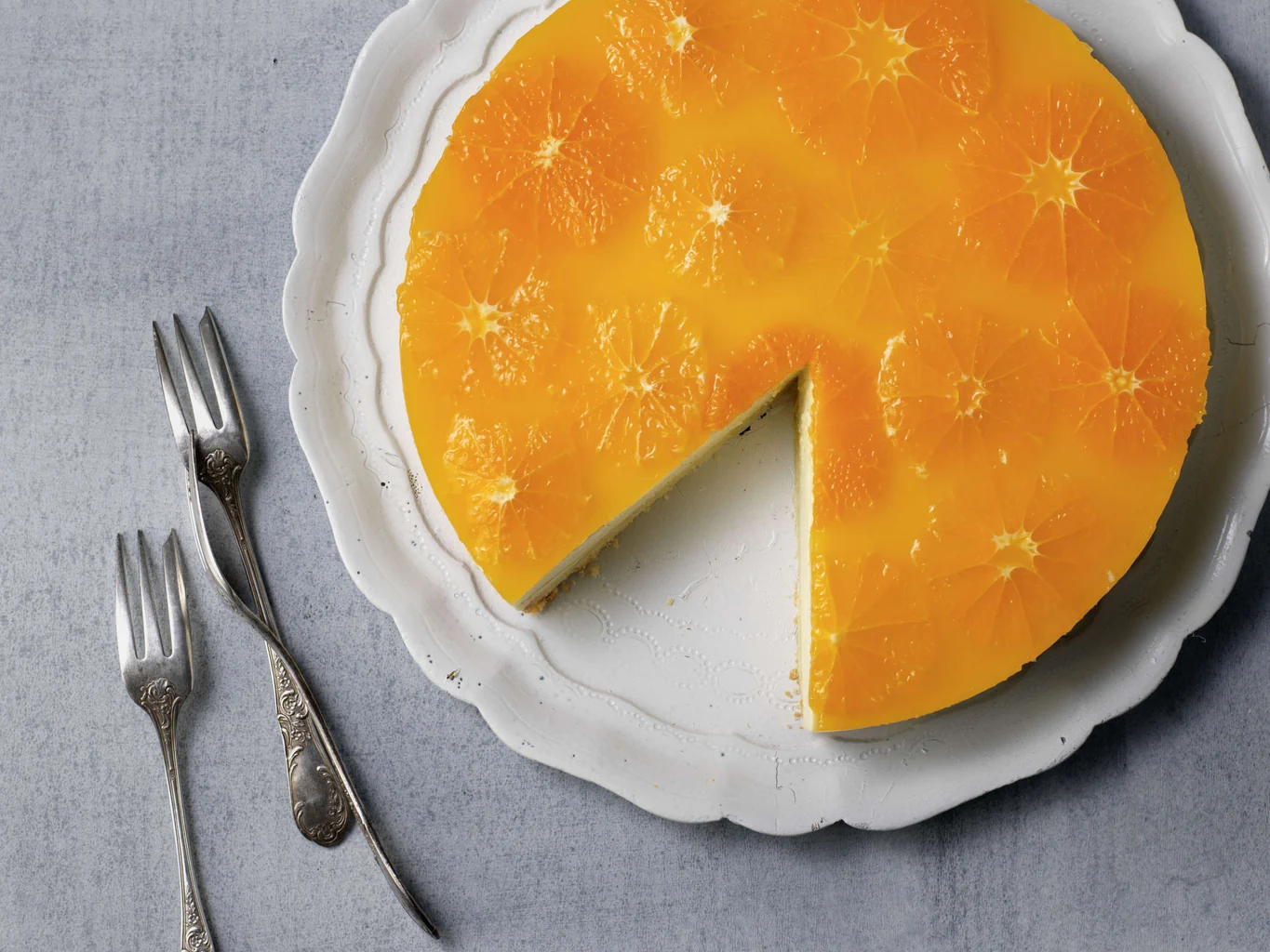 Torta al mandarino senza lattosio
