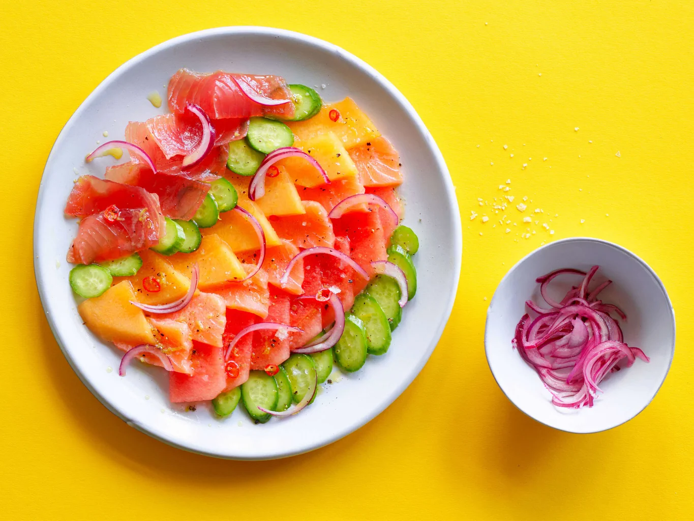 Sashimi mit Melone