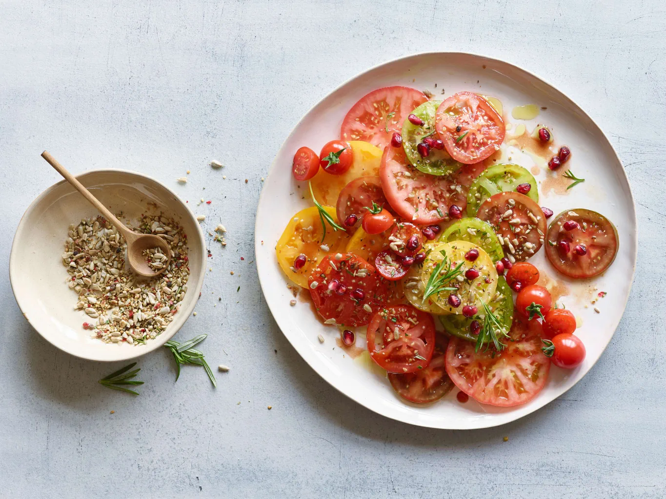 Tomatensalat mit Dukkah