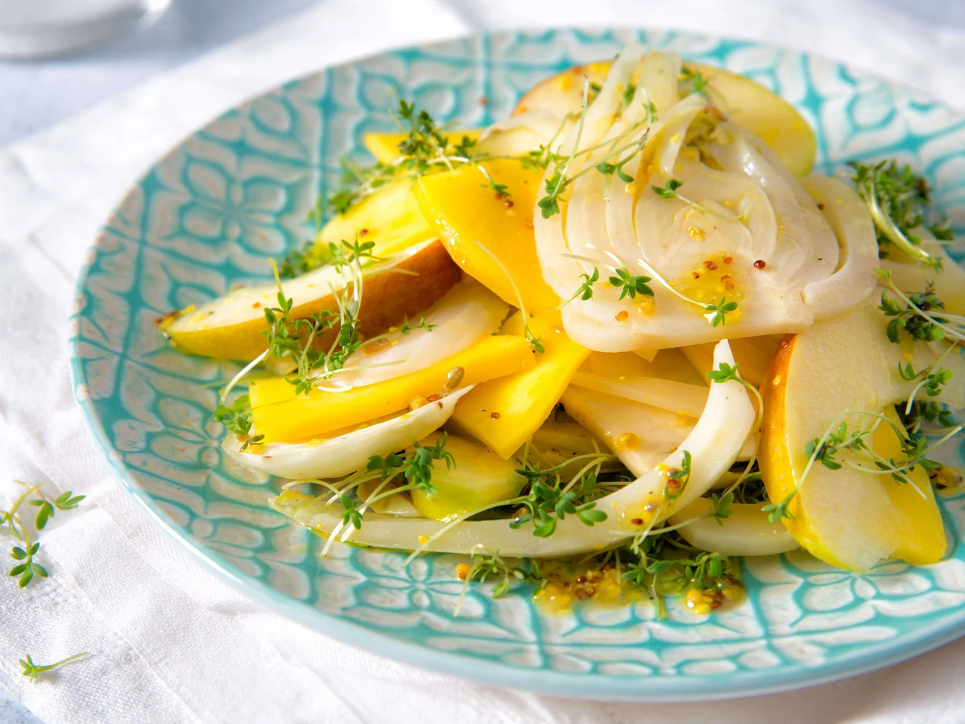 Salade de fenouil avec pickles