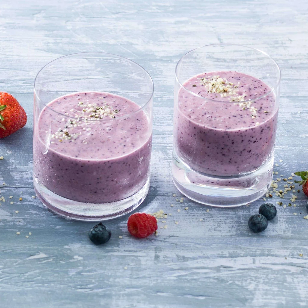 Beeren-Protein-Shake