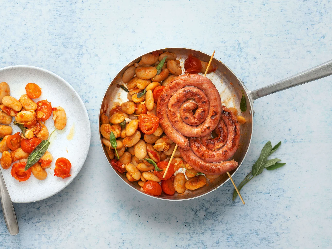 Fagioli piccanti con salsiccia