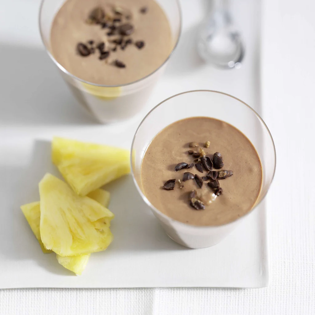 Mousse au chocolat mit Kaffee