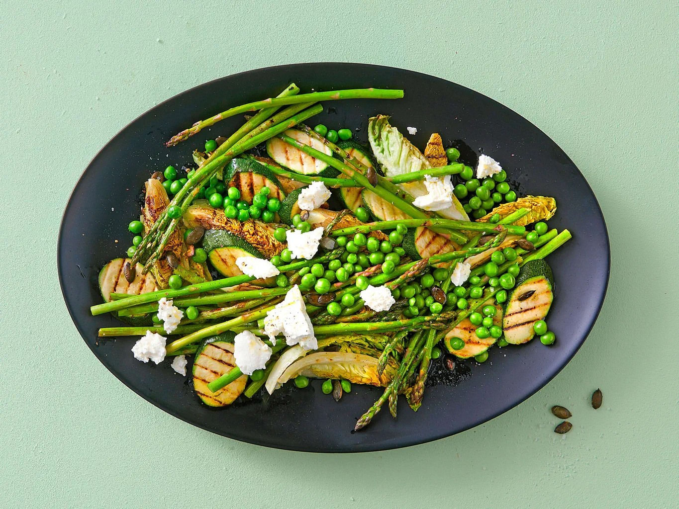 Grillgemüsesalat mit Chèvre
