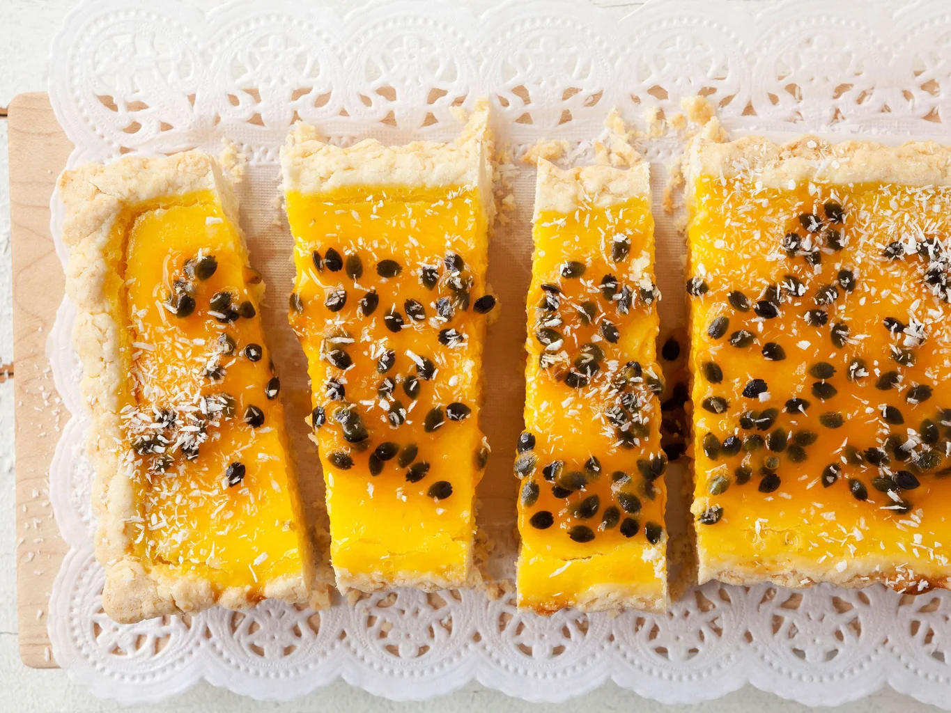 Tarte aux fruits de la passion