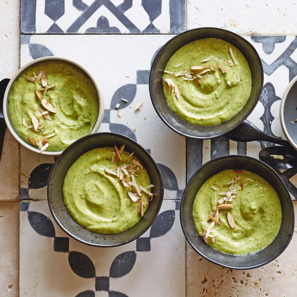 Creme alla menta e ai pistacchi