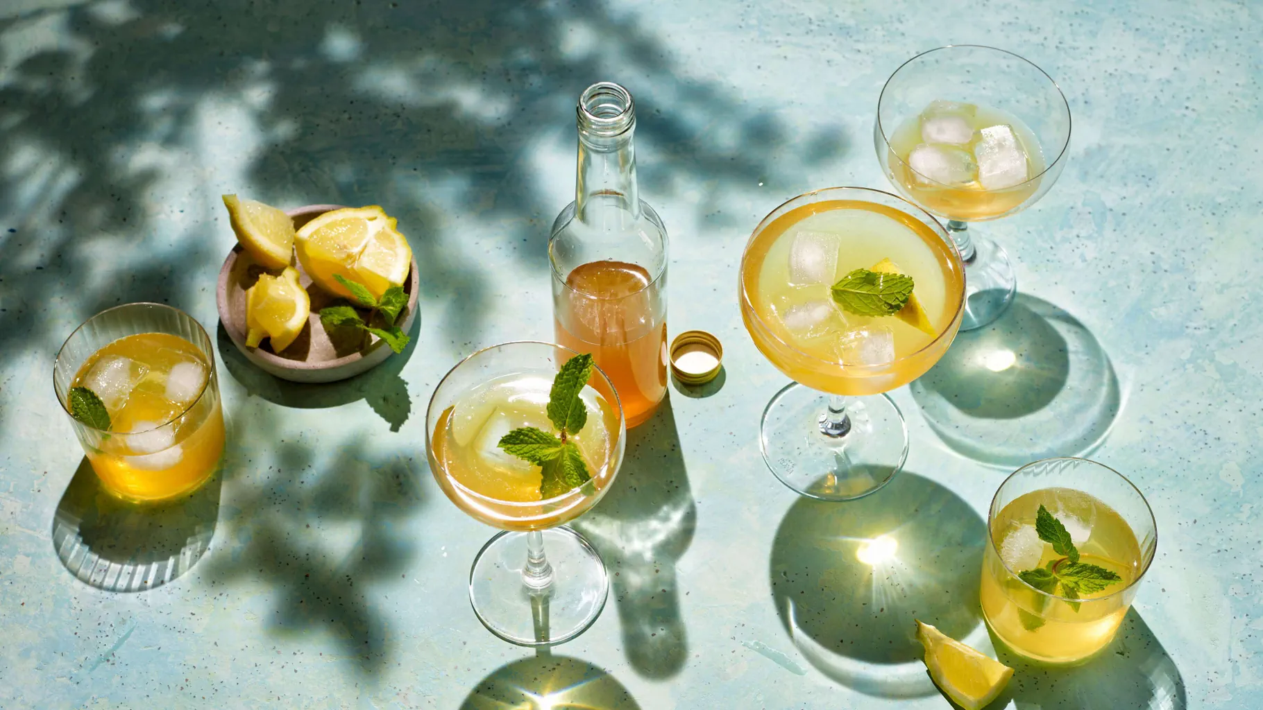 Sirop de pomme et menthe